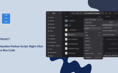 Run Python Scripts Instantly on Ubuntu with a Right-Click Nautilus Shortcut
